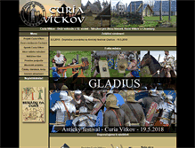 Tablet Screenshot of curiavitkov.cz